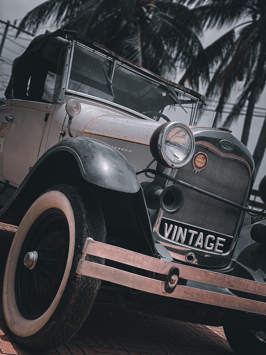 Photo Vintage vehicle restoration